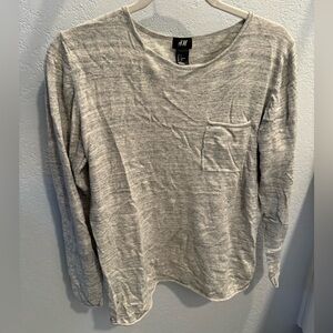 H&M lightweight grey sweater